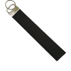 Keychain | Keyfob | Lanyard Wristlet - Solid Black